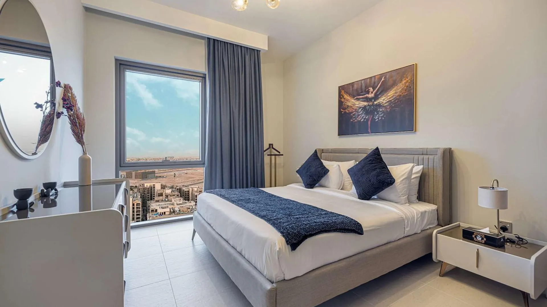 Stylish 1Br City View At Vida Creek Beach Dubai Apartment